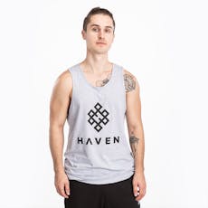 Haven - Grey Logo Tank (M)