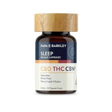 PAPA & BARKELY: Sleep Releaf Capsules 1:1:1 (CBD: THC: CBN) - 30ct