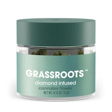 Grassroots | Diamond Infused Flower 3.5g | Hybrid | Atomic Breath