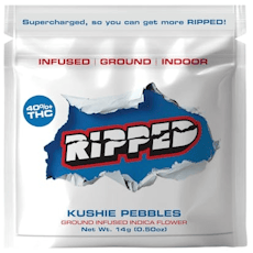 RIPPED | Kushie Pebbles | 14G Preground Infused Flower