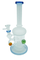Got Vape | 9" Water Pipe | Honey Comb Perc | Jade Blue