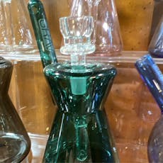 GRAV | Hourglass Bubbler | Lake Green