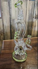 Lookah | Saxaphone Donut Recycler | Green