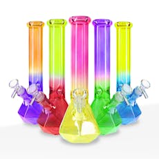 Biohazard - 14mm 10 in. Hexagon Beaker