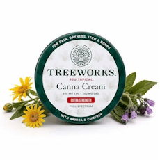 Treeworks 1:1 CannaCream RSO Body Rub 1000mg (THC:CBD)