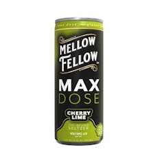 Mellow Fellow Cherry Lime THC Infused Seltzer 100mg D9