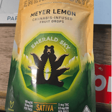 20pk Meyer Lemon Hard Fruit Drops - Emerald Sky