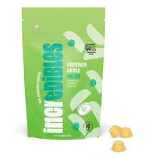Incredibles Greener Apple 100mg Fast Acting Gummies