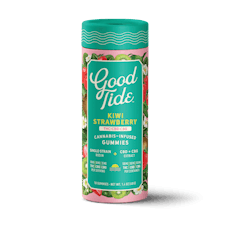 Kiwi Strawberry 1:1:1 THC:CBD:CBG, Hash Rosin Gummies, 10 pack