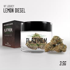 Lemon Diesel 3.5g Greenhouse Flower | Platinum Reserve
