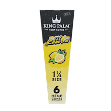 King Palm | Hemp Cones | Lil Lemon | 1.25 | 6 pack