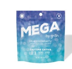 Gron | Edible | MEGA | Blue Razzleberry | 100mg