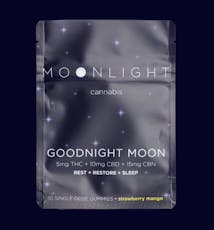Moonlight | Goodnight Moon | Strawberry Mango | 5mg THC 10mg CBD 15mg CBN