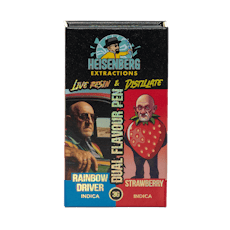 Heisenberg 3g Dual Chamber 1.5g live resin 1.5g distillate pen