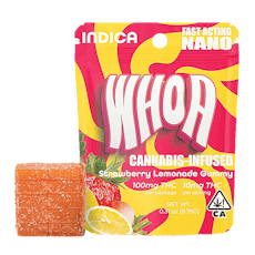 WHOA | Strawberry Lemonade | Gummies | 100mg | Indica