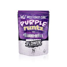 WEST COAST CURE - Flower - Purple Runtz - Diamond Infused - 14G