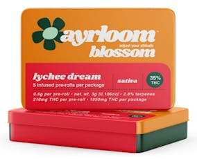Ayrloom - Lychee Dream Infused Pre-Rolls 5pk - 3g