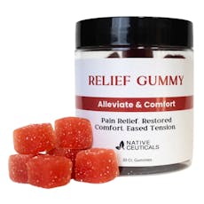 Native Ceuticals - Relief Strawberry Gummies - 30pk 750mg CBD