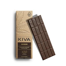 KIVA | Edible | Infused Chocolate Bar | Dark Chocolate | 20 Count