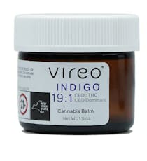Vireo | Indigo CBD Dominant Balm | 1 THC: 19 CBD