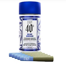 Stiiizy | 40s Infused Prerolls 2.5g | Blue Dream