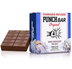 Punch | Dark Chocolate Sea Salt Bar | 10 pcs | 100mg