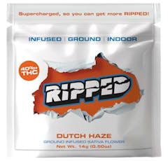 Ripped | Dutch Haze Infused Ground Flower | 14g