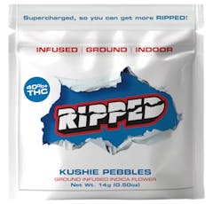 Ripped | Kushie Pebbles Infused Ground Flower | 14g