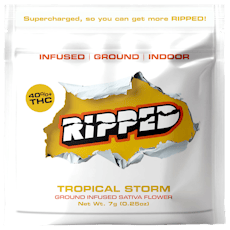 Ripped | Tropical Storm | Infused Pre-ground Flower 7g