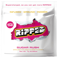 Ripped | Sugar Rush | Infused Pre-ground Flower 7g