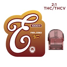 Eureka | Nectarine Dream 3:1 THC/THCV 1g Fusion AIO Reload