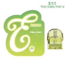 Eureka | Sour Appleicious 3:1:1 THC/CBG/THCV Fusion AIO Reload 1g