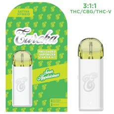 Eureka | Sour Appleicious 3:1:1 THC/CBG/THCV 1g Fusion Starter Kit