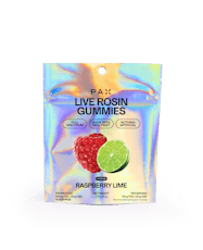 PAX | Raspberry Lime | Live Rosin Gummies 100mg