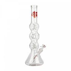 Cheech & Chong | 16" Moe Money Triple Donut | Clear Bong