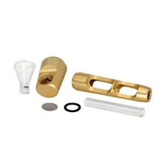 ONGROK | Aluminum & Glass Spoon Pipe | Gold