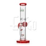 EG Glass | 12.8" Wig Wag Water Pipe | Red