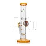 EG Glass | 12.8" Wig Wag Water Pipe | Yellow