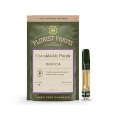 Florist Farms | Granddaddy Purple | Cartridge 1g