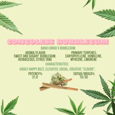 2Js | Congolese Bubblegum | Full Flower Prerolls | 2x 0.7g