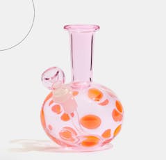 Edie Parker | Spotted Bong |Puff Pink