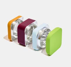 Edie Parker | Magnetic Grinder | 4 Piece | Eggplant