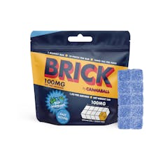 Cannabals | Gummy Brick | Blue Raspberry | 10pk | 100mg