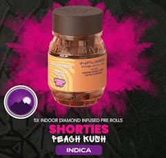 Bodega Boyz | Peach Kush Shorties | Diamond Coated & Infused Preroll | 0.7g | 4pck | 2.8g