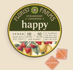 Florist Farms | Strawberry Lemonade | THC:CBC Gummies | 10mg | 10ct