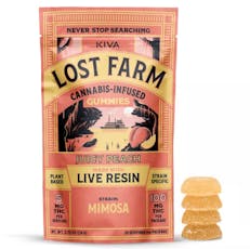 Lost Farm | Juicy Peach x Mimosa Live Resin Gummies 100mg (10ct)