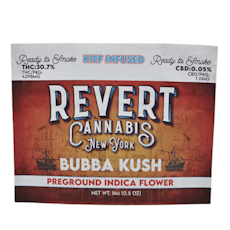 Revert Cannabis - Bubba Kush - Kief Infused 14g Ground Flower