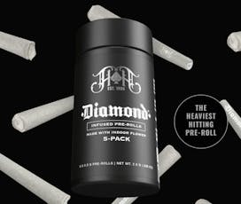 Heavy Hitters - Sour Tangie - .5g Diamond Infused 5-Pack Pre-Rolls