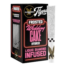 Claybourne Co. Frosted Flyers - Wedding Cake - 5 x .5g Diamond Infused Pre-Rolls
