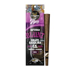 Claybourne Co. Flyers - Grape Gasolina - 1.5g Infused Blunt
